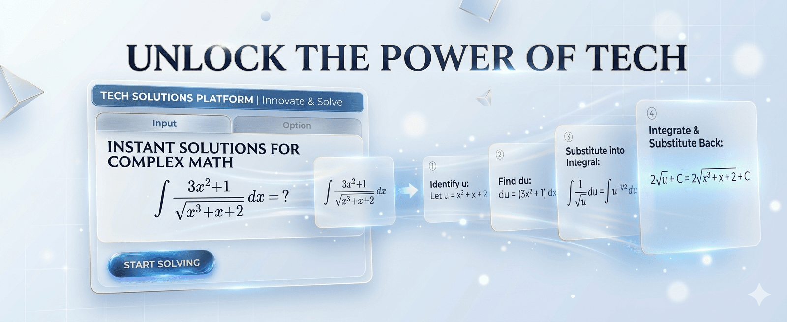 Unlock the power of tech — instant solutions for complex math